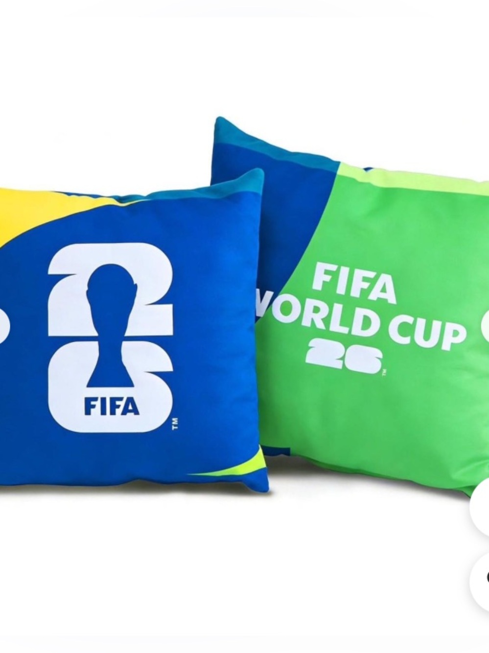 FIFA World Cup 26 Decorative Pillow - Blue & Green